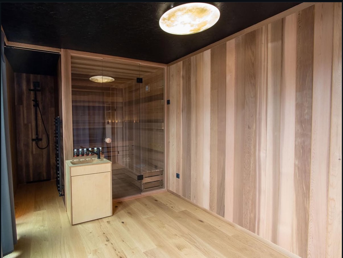 Sauna a sprcha